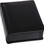 Professional Leatherette Bound Photo Album for Weddings and Special Occasions (5x7 (15 Page), Black/Black)