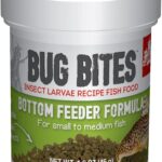 Fluval Bug Bites Bottom Feeder Fish Food, Granules for Small to Medium Sized Fish, 1.60 Oz., A6586