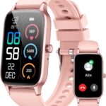Smart Watch for Women, 1.57" Smartwatch (Answer/Make Call), 2025 NEW Fitness Tracker with 110+ Sport Modes, Heart Rate/Sleep Monitor, IP68 Waterproof, Pedometer, Fitness Watch for Android iOS Pink