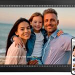 Digital Picture Frame 15.6 Inch Large Digital Photo Frame with 1920 * 1080 IPS Full HD Touchscreen, Humblestead 64GB WiFi Smart Frame Share Photos and Videos via AiMOR App, Wall Mountable