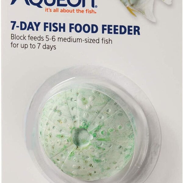 Aqueon 7 Day Vacation Feeder Slow- Release Fish Food for Tropical Fish - 1 Pack