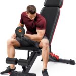 1200LBS Adjustable Weight Bench Press, Heavy-duty Workout Bench for Home Gym, Extra Headrest, Incline Decline strength Training Bench Press for Full Body Workout Extrem Stable