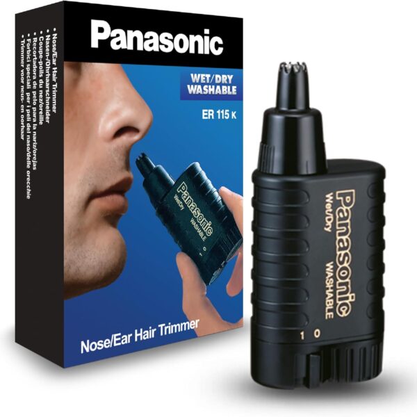 Panasonic ER115 Nose & Ear Hair Trimmer Wet/Dry Application