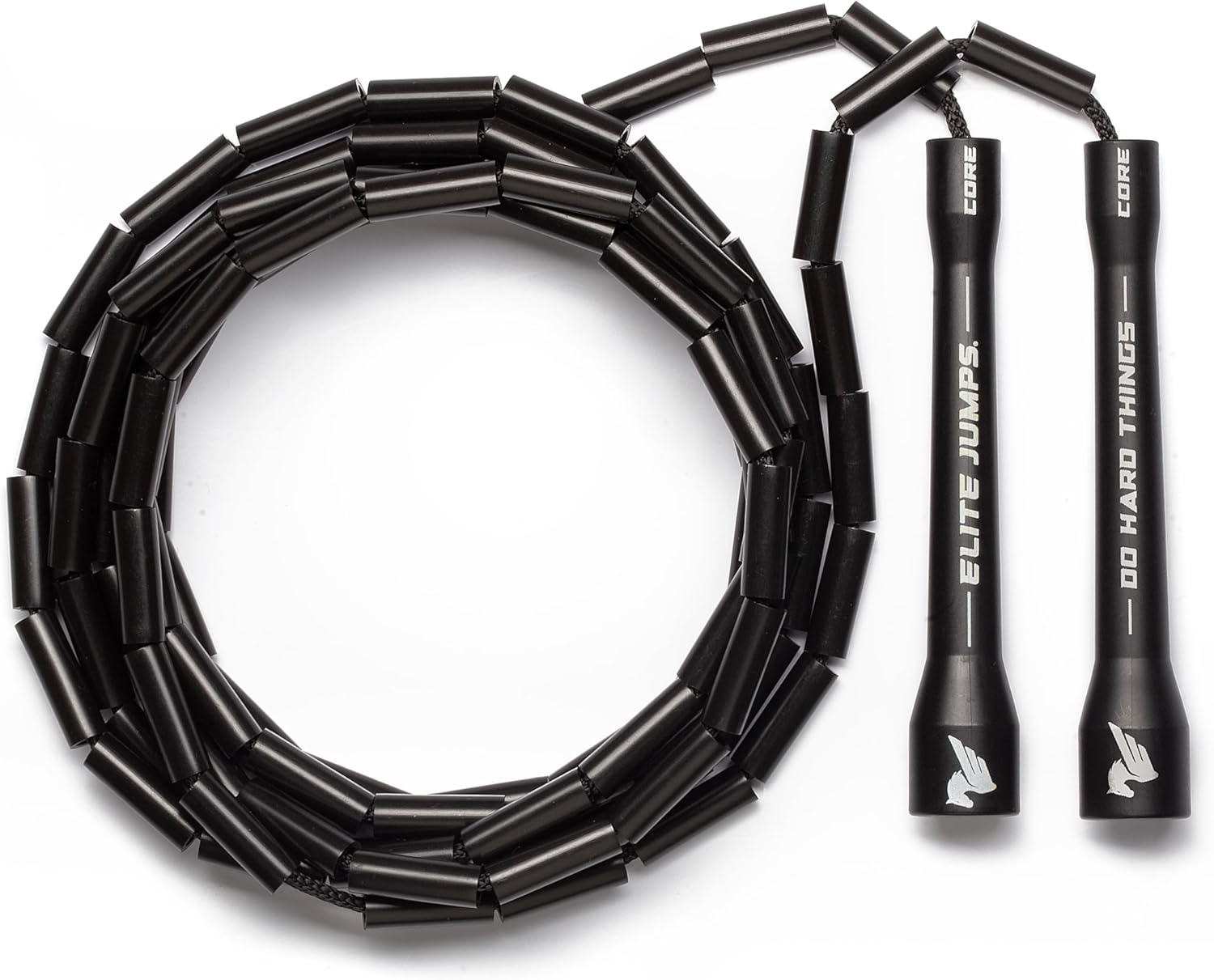Elite Jumps - Do Hard Things 1 Beaded Jump Ropes | Crossover Jump Rope for Your Exercise Equipment | Segmented Jump Rope Elite Jumps - Do Hard Things 1 Beaded Jump Ropes | Crossover Jump Rope for Your Exercise Equipment | Segmented Jump Rope
