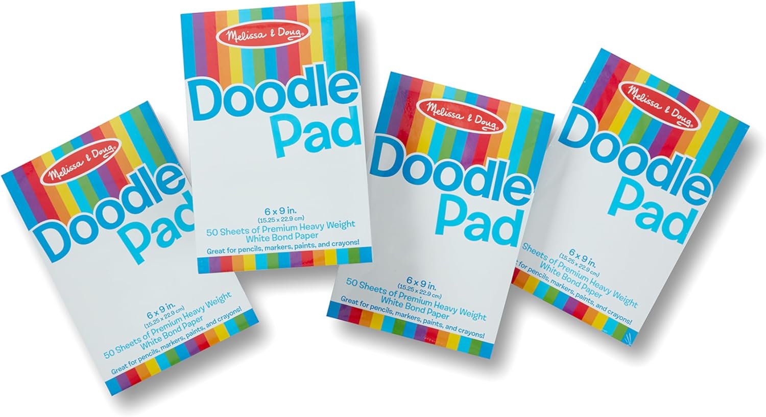 Melissa & Doug Drawing Paper Pad (6 x 9 inches) - 50 Sheets, 4-Pack Melissa & Doug Drawing Paper Pad (6 x 9 inches) - 50 Sheets, 4-Pack