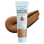 wet n wild Bare Focus Tinted Hydrator Tinted Skin Veil, Lightweight Buildable Coverage with Hyaluronic Acid & Vegan Squalane, Semi-Matte Finish, Cruelty-Free - Deep