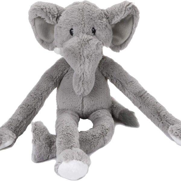 Swingin Safari 19-Inch Large Plush Dog Toy with Extra Long Arms and Legs with Squeakers