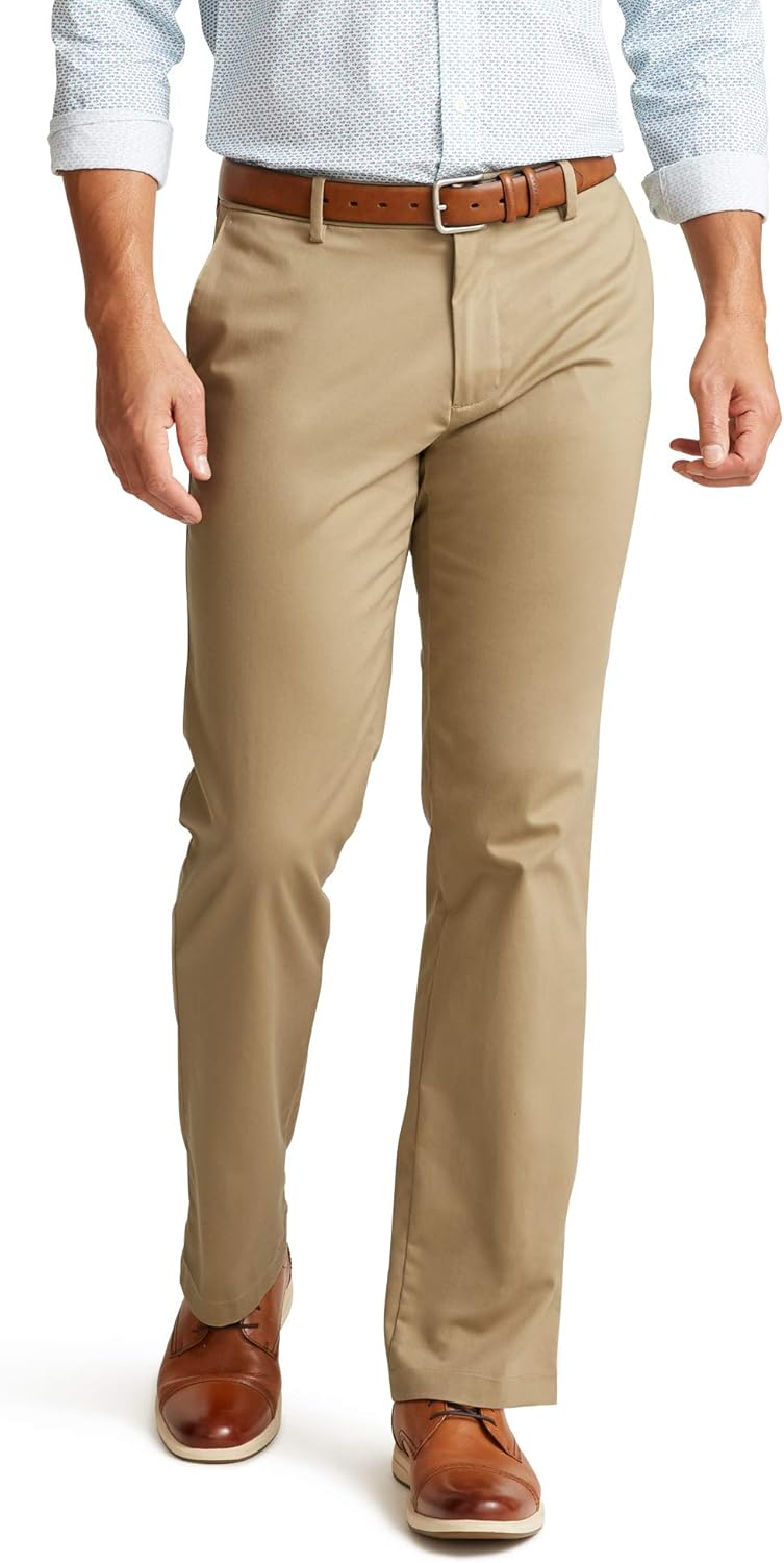 Dockers Men's Straight Fit Signature Lux Cotton Stretch Khaki Pant Dockers Men's Straight Fit Signature Lux Cotton Stretch Khaki Pant
