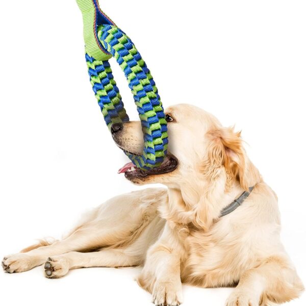 Dog Toys for Aggressive Chewers, Tug of War Dog Toy, Dog Teeth Cleaning Toy, Dog Rope Toys for Medium and Large Dogs
