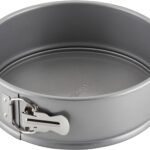 Farberware Nonstick Bakeware 9-Inch Round Springform Pan, Gray