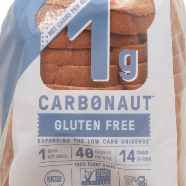 Carbonaut White Low Carb Keto Bread, 19 OZ