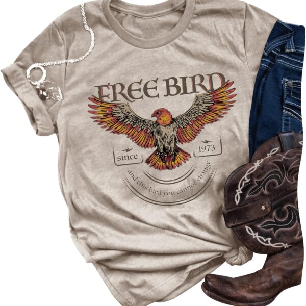 Country Music and Beer Funny Drinking Shirt for Women Summer Vacation T Shirts Vintage Country Shirts Tops