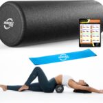 Invincible Fitness 17'' EPP Foam Roller for Deep Tissue Massage  Enhance Recovery, Relieve Pain, and Boost Mobility for a Stronger, Healthier You (Black)