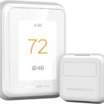 Honeywell Home T9 WiFi Smart Thermostat with 1 Smart Room Sensor, Touchscreen Display, White
