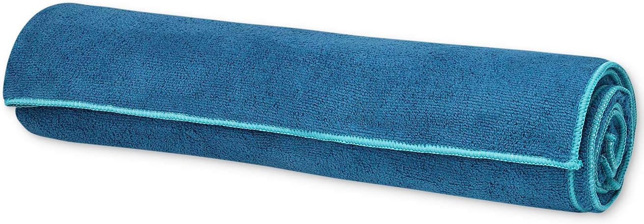 Gaiam Yoga Towel - Mat Sized Active Dry Non Slip Moisture Wicking Sweat Absorbent Microfiber Hot Yoga Towel for Women & Men | Stay-Put Corner Pockets (70" Long x 26" Wide) Gaiam Yoga Towel - Mat Sized Active Dry Non Slip Moisture Wicking Sweat Absorbent Microfiber Hot Yoga Towel for Women & Men | Stay-Put Corner Pockets (70" Long x 26" Wide)