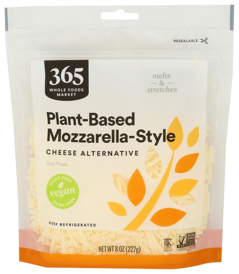 365 by Whole Foods Market Non Dairy Mozzarella Cheese Shreds, 8 OZ