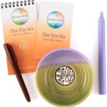 The Fire Kit - Burn Negative Thoughts for Stress Relief and Healing - Give the Gift of Peace of Mind - Self Care Kit By Two Sage Sisters