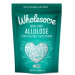 Wholesome Sweeteners 12-Ounce Allulose Sweetener, Zero Calorie Sugar Substitute, Keto Friendly, Non GMO, Non-Erythritol, Gluten Free & Vegan Sweetener, 1 Pack