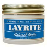 Layrite Natural Matte Cream, Basic, White, Mild Cream Soda, 4.25 Ounce