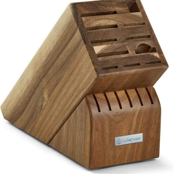 WSTHOF 17-Slot Acacia Knife Storage Block