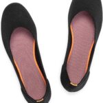 Frank Mully Womens Ballet Flat Shoes Knit Dress Shoes Round Toe Slip On Ballerina Flats for Woman Low Wedge Comfort Soft