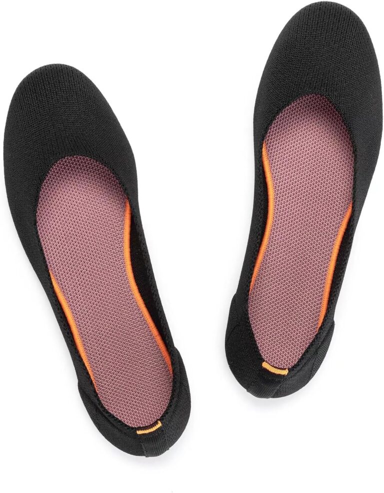 Frank Mully Womens Ballet Flat Shoes Knit Dress Shoes Round Toe Slip On Ballerina Flats for Woman Low Wedge Comfort Soft