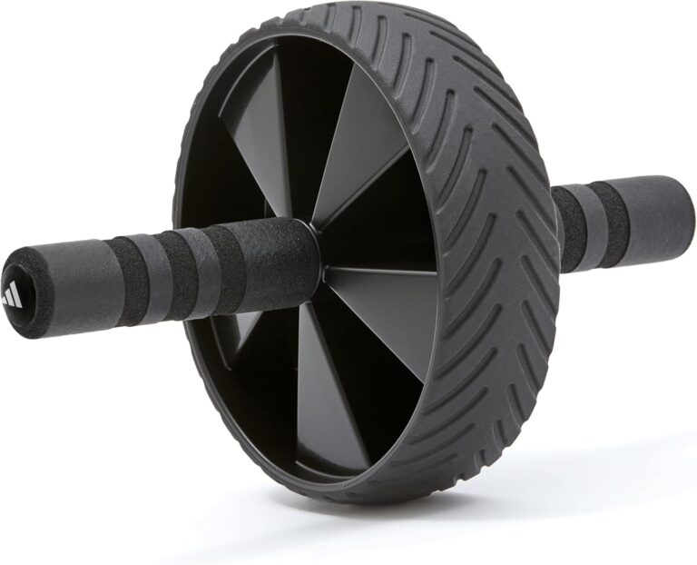Adidas ADAC-11404-1 Ab Wheel Foam Roller, Abdominal Roller, Abdominal Training, Myofascial Release