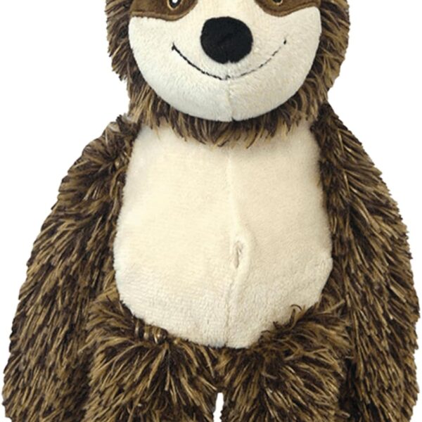 Multipet Bark Buddies Sloth Dog Plush Toy - Squeaky Dog Toy for All Dogs - Extra Soft Plush Dog Toy - Stuffed Animal Dog Toy for Cuddling & Playing - Cute Dog Pet Toy (10")