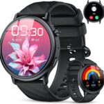 Smart Watch for Women Fitness Tracker: Waterproof Digital Mens Watches Make Answer Call Smartwatch for Android Phone iPhone Samsung Compatible Step Running Pedometer Sleep SpO2 Heart Rate Monitor
