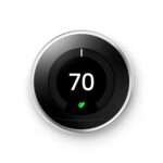 Google Nest Learning Thermostat - Smart Wi-Fi Thermostat - Polished Steel