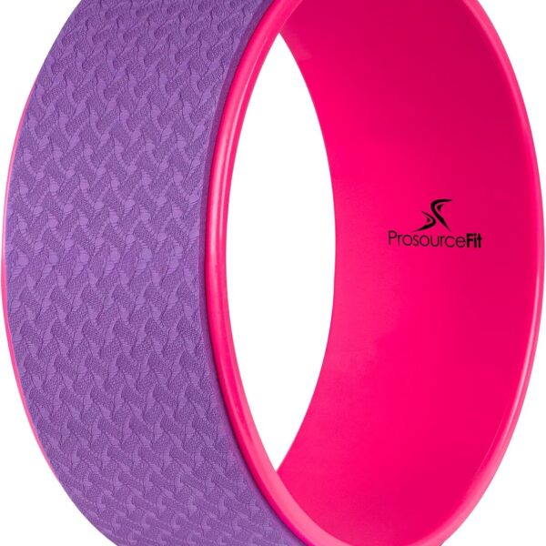 ProsourceFit Yoga Wheel Prop 12 for Improving Yoga Poses, Backbends, Flexibility, Balance, Stretching, Relaxation