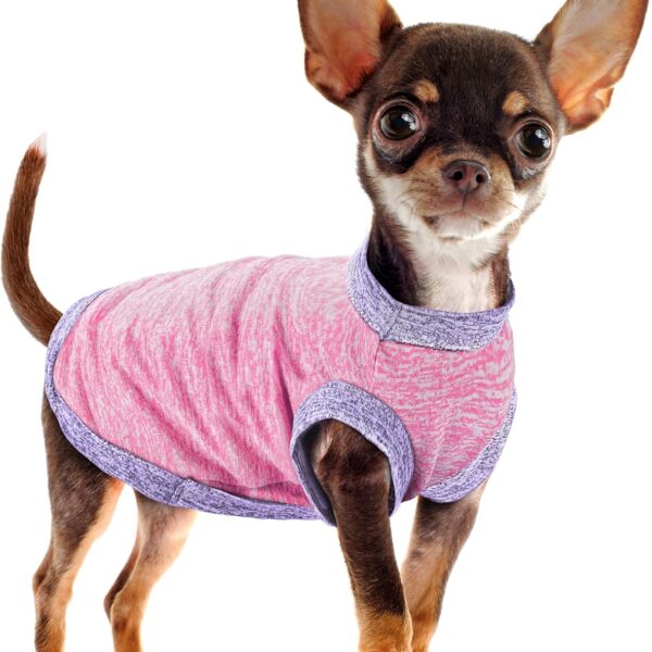 Chic Ion Polyester Dog Vest: Adorable Fashion Apparel for Small, Medium, and Large Breeds, Moisture-Wicking, Soft, Anti-Static, Durable, and Easy-to-Clean Design - Pink M
