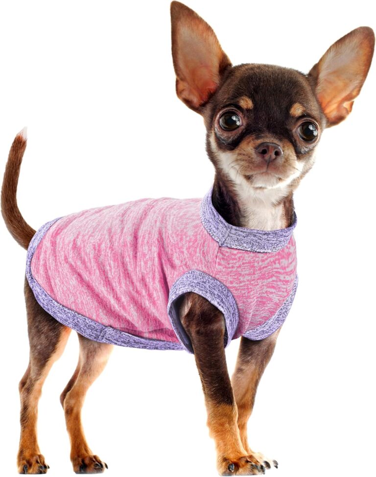 Chic Ion Polyester Dog Vest: Adorable Fashion Apparel for Small, Medium, and Large Breeds, Moisture-Wicking, Soft, Anti-Static, Durable, and Easy-to-Clean Design - Pink M