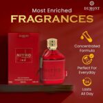Dumont Nitro Red 3.4 Fl Oz Eau De Parfum for Men Rich Fruity Woody Floral Fragrance Luxurious Long Lasting Scent