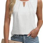 Blooming Jelly Womens Summer Tank Top Sleeveless Business Casual Outfits 2026 Basic Loose Dressy Work Shirt