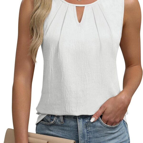 Blooming Jelly Womens Summer Tank Top Sleeveless Business Casual Outfits 2026 Basic Loose Dressy Work Shirt