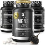 Testosterone Booster Supplement for Men | Boron supplement for men with Tribulus Terrestris, Black Maca, Horny Goat Weed, L-Arginine | Stamina, Endurance, Muscle growth & strength | 80 Servings