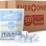 Instant Cold Pack | Disposable Ice Packs  Cold Therapy for Injuries, Swelling, Inflammation, Muscle Strains  Ideal for First Aid Kits  5x6 Inches, 50 Count