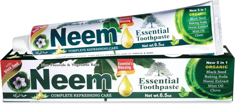 Neem Essential Toothpaste New 5 in 1 100% Fluoride Free
