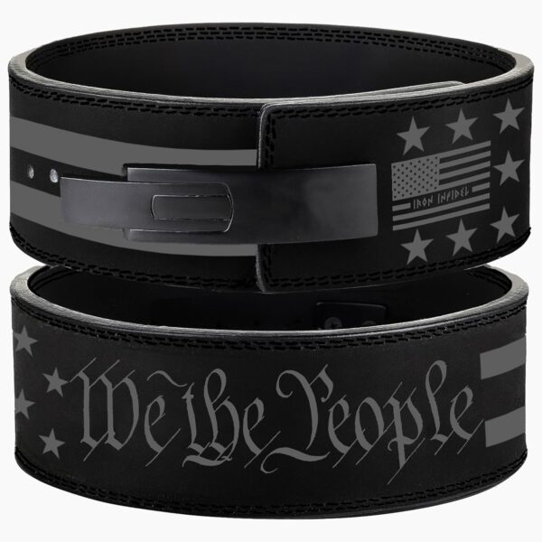 Weight Lifting Belt - Lever Gym Belt for Weightlifting, 10mm Leather Weight Belt for Men - 4 Inches Wide for Support & Stability for Workouts, Powerlifting, Bodybuilding, Fitness & Crossfit