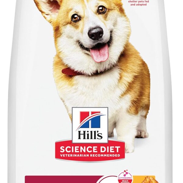 Hill's Science Diet Adult 1-6 Small Bites Dry Dog Food, Chicken & Barley, 15 lb. Bag