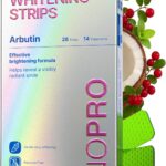InoPro Teeth Whitening Strips 14 Treatments Kit - Enamel Safe Teeth Whitener, Peroxide-Free, Green White Strips for Teeth Whitening with Arbutin, Coconut Oil, Deep Stains Removal (28 Strips)