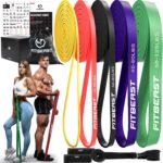 FitBeast Resistance Bands Set, Pull Up Assist Bands for Strength Training, Powerlifting, Muscle Toning, Yoga, Mobility Exercises, Rehabilitation, Full-Body Workout
