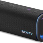 Sony ULT Field 5 Wireless Portable Bluetooth Speaker, IP67 Waterproof, Dustproof, and Rustproof with Enhanced Bass, 25 Hour Battery, 360 Party Light, and Shoulder Strap (SRSULT50B), Black