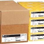 Cardstock, 94 Brightness, 90 lb /163 gsm, 1000 Sheets/Carton, 8.5" x 11", White - 40311-01, (Pack of 4)