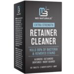 Retainer Cleanser Tablets Cleaner, Removes Odors Discoloration Stains and Plaque 2 Month Supply Denture Cleansers Retainers Mouth Guards Denture Bath Mint by M3