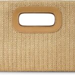 Top Handle Clutch Handbags for Women, Evening Handbag Shoulder Crossbody Purse with Gold Chain