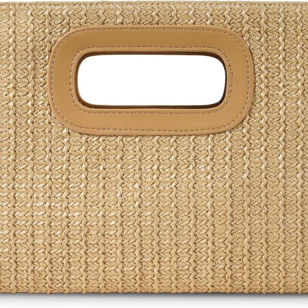 Top Handle Clutch Handbags for Women, Evening Handbag Shoulder Crossbody Purse with Gold Chain