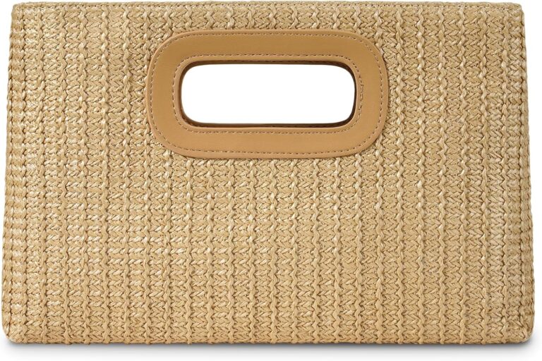 Top Handle Clutch Handbags for Women, Evening Handbag Shoulder Crossbody Purse with Gold Chain