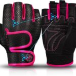 MOREOK Workout Gloves Padded Weight Lifting Gloves for Men/Women, [3MM Gel] Fingerless Grip Gym Gloves Fitness Gloves for Exercise,Hanging,Weightlifting, Cycling, Pull ups, Rowing